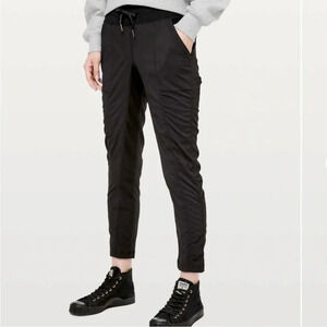 Lululemon Street To Studio Pant Unlined Black High Rise Athletic Pants Size 2
